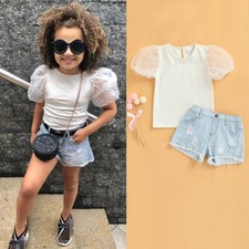 Set abiti pantaloncini jeans