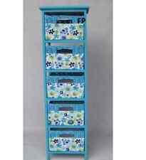 Cassettiera In Legno Con 5