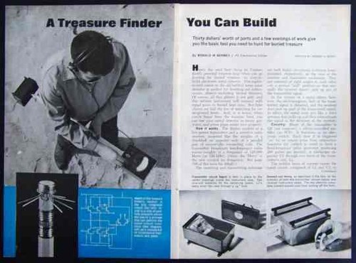 Metal detector treasure finder - metal,