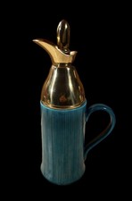 Caraffa termica Firmata e Numerata “ZACCAGNINI  Ceramica Smaltata Vintage 1950