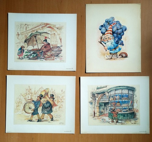 Vecchie stampe cartoncino - 4,