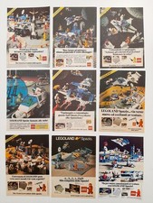 9 Diverse Pubblicità  Advertising Lego Legoland Spazio 