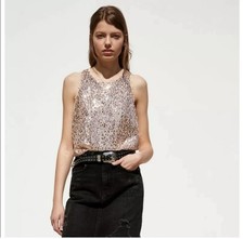 Top donna Zara neutro GRANDE