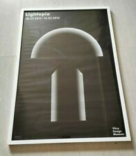 VITRA DESIGN MUSEUM poster manifesto originale LIGHTOPIA 2013 - 2014  very rare