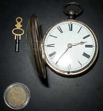 OROLOGIO DA TASCA ARGENTO '800 NON FUNZIONANTE CAL 46 - English Pocket Watch wit