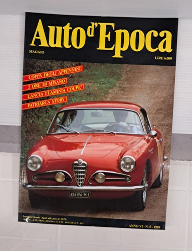 Auto epoca maggio - , 1989