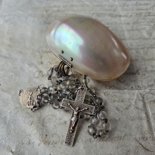 Rosario argento antico saint - rosario,