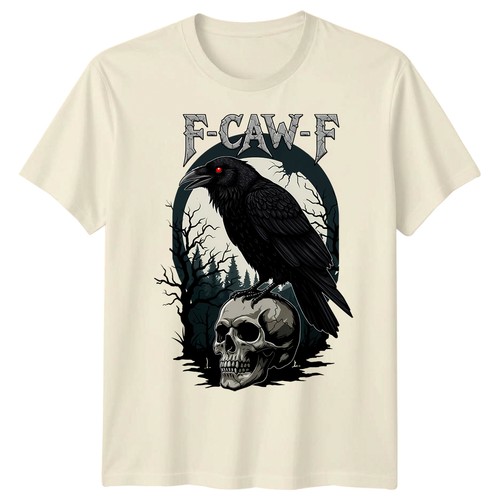 Shirt caw funny crow - t-shirt,