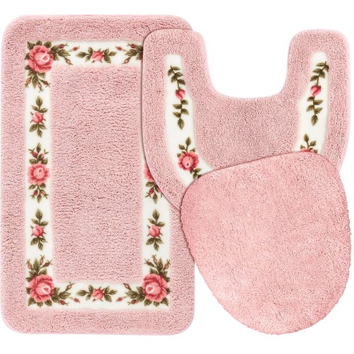 Set pezzi tappeti bagno - 3,
