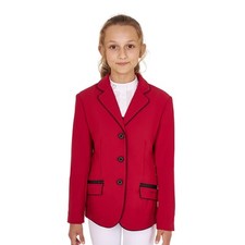 GIACCA BAMBINA DA CONCORSO IN TESSUTO TECNICO EQUESTRO