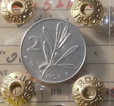 2 LIRE 1958 PERIZIATA qFDC/FDC