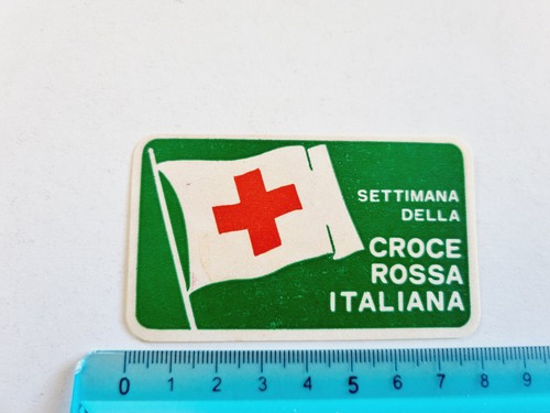 Adesivo croce rossa italiana - adesivo,