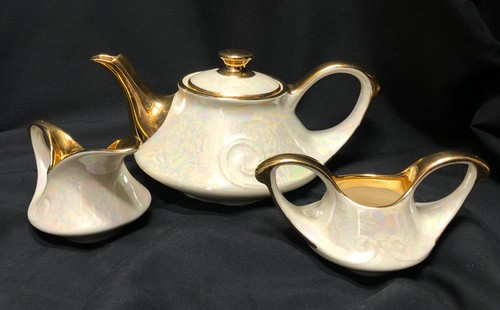 Set teiera lucentezza perla
