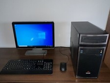 Computer Desktop Olivetti Postazione Completa Monitor Hp 1 Tb Windows 10 Usato