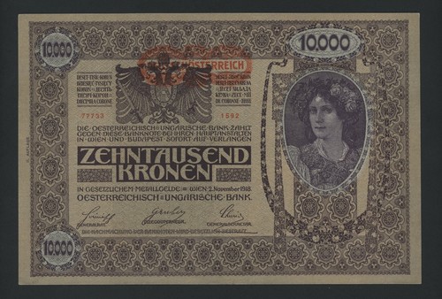 Austria 10000 corone - 10000, (1919