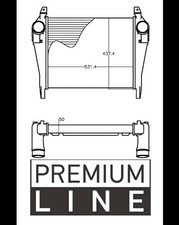 Intercooler Mahle ORIGINALE CI 267 000P LLLK per IVECO EUROCARGO I-IV Turbo