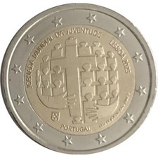 2 euro Portogallo 2023 fdc Giornata Mondiale della Gioventù Lisbona
