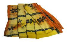 Sari gialli indiani vintage