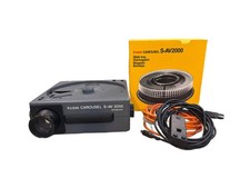 Proiettore diapositive Kodak Carousel S-AV 2050 vintage, Prime con vassoio scorrevole