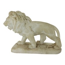 Scultura in alabastro di Leone