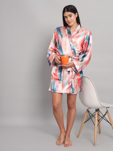 Donna raso seta accappatoio - donna,