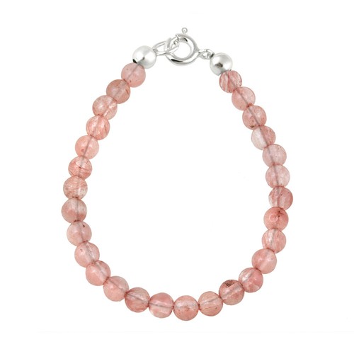 925 argent quartz cerise - quartz,