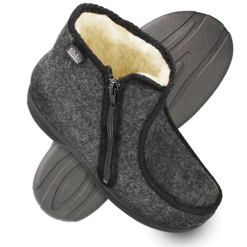 Ciabatte uomo feltro con - in,
