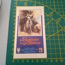 adesivo vintage STICKER kleber TV cinema il signore degli anelli