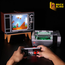 BrickBling Set di luci LED per LEGO Nintendo Entertainment System 71374 (Standard)