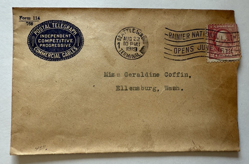 1919 telegrafo postale - 1919,