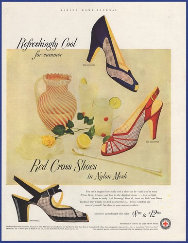 Scarpe croce rossa 1953 - scarpe,
