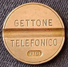 ? ☎️ GETTONE TELEFONICO 7101 ☎️ ? VINTAGE SIP - GENNAIO 1971 - SENZA LOGO RR