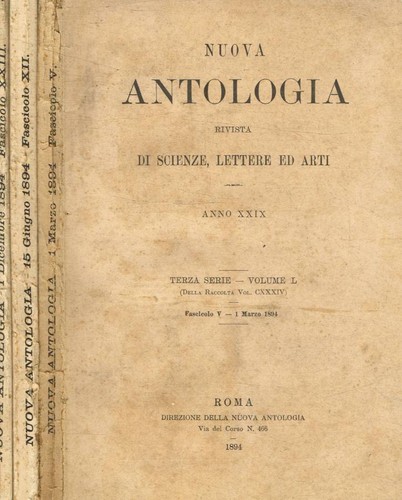 Nuova antologia rivista - nuova,