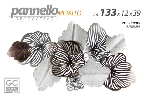 Quadro metallo parete - metallo, pannello