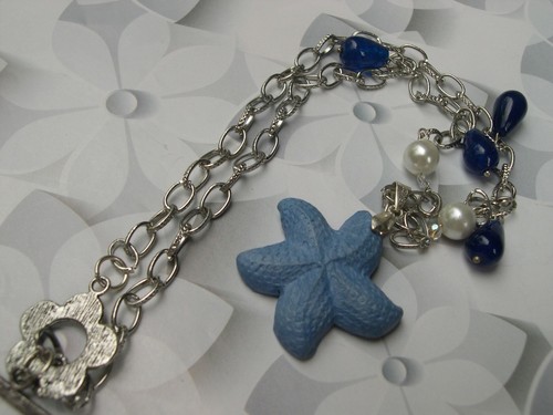 Collana stella marina perle
