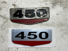 Honda CB CL 450 K1 bicilindrica emblema laterale Emblem Seitendeckel original