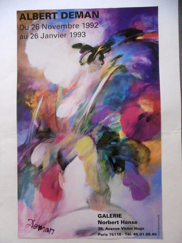 Deman albert affiche originale - affiche,