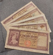 LOTTO BANCONOTE ITALIANE: 500