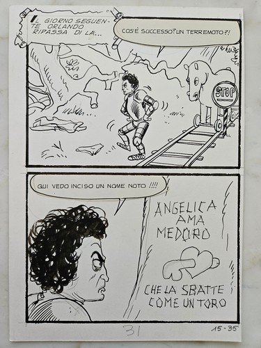 Milo manara tavola originale - milo,