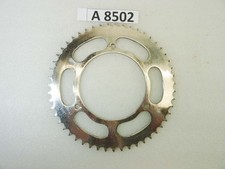 Corona cromata Guzzi Guzzino 3 fori 51 denti NUOVO fondo di magazzino vedi fo...