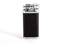 Accendino per pipa Savinelli IM Corona Old Boy - Satinato nero e acciaio