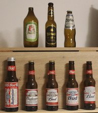Bottiglie birra vuote vintage - birra,