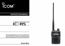 Icom r5 instruction - ic-r5,