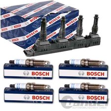 BOSCH Bobina Accensione + 4x