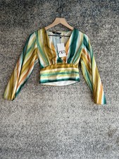 Zara Crop Top Donna XS Blusa