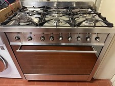 Cucina estetica Professionale inox Smeg C91GMXI, 90 x 60 cm classe A