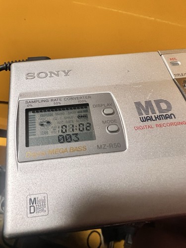 Vintage sony r50 minidisc - vintage, mz-r50