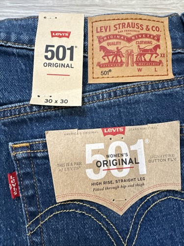 Jeans levis 501 nuovo - levis,