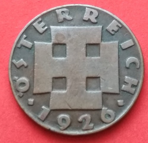 Moneta austria groschen 1926 - austria,