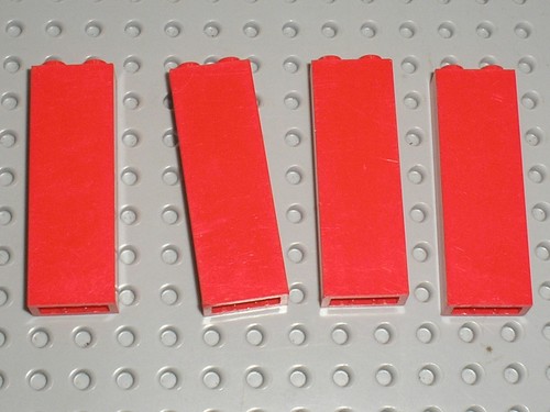 Mur lego red brick 2454 - x,